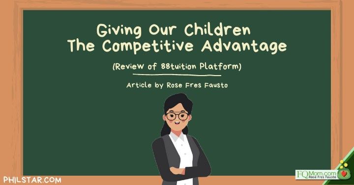 Giving our children the competitive advantage (Review of 88tuition platform)