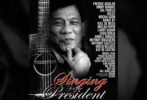 'Just like the old days': DDS artists unite to serenade Duterte
