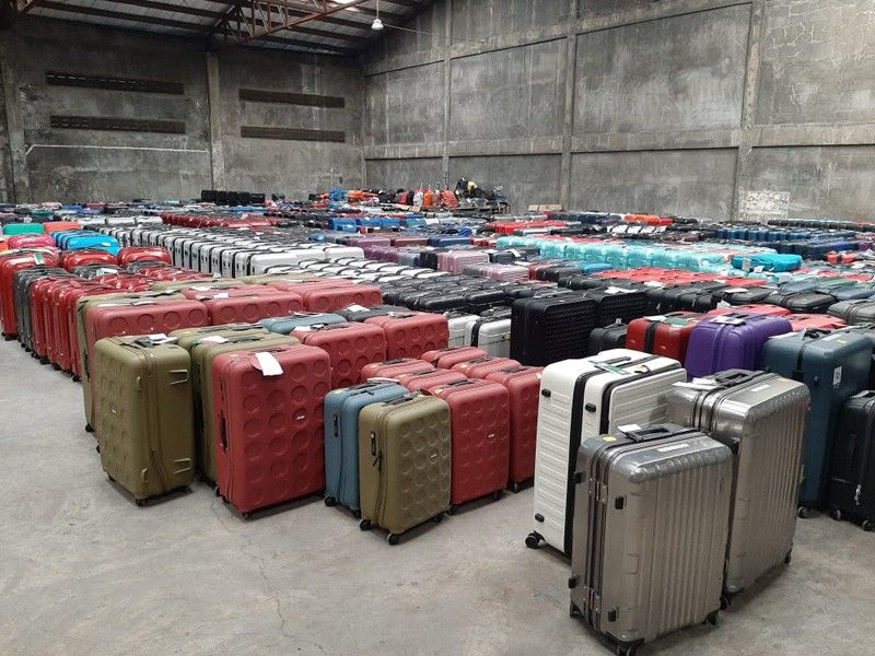 luggage warehouse sale