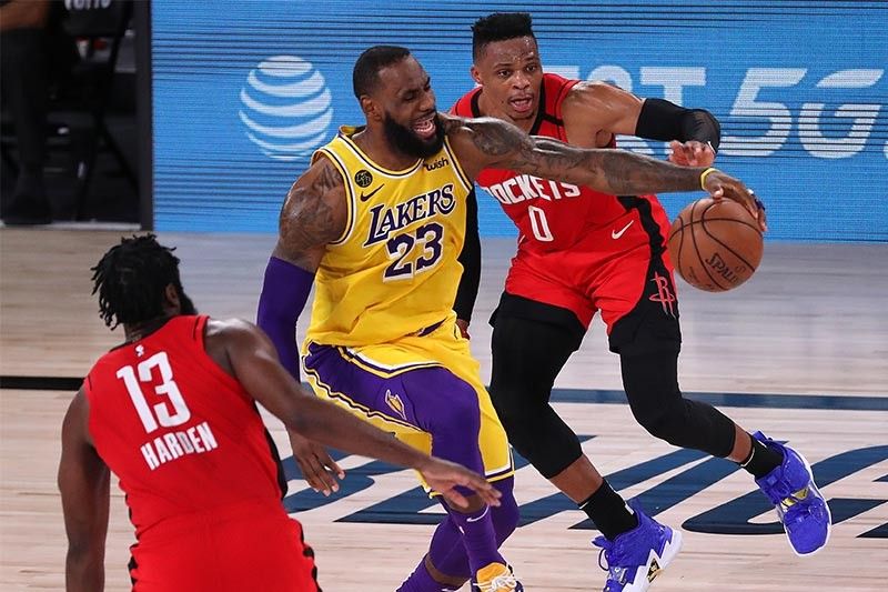 Lakers hold off Rockets, on brink of West Finals berth