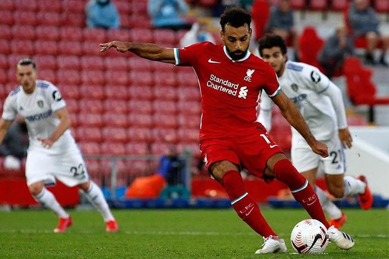 Salah hat-trick saves Liverpool, Arsenal cruise as Premier League returns
