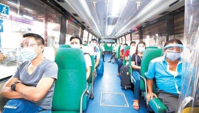 Mas maluwag na physical distancing sa public transpo simula na