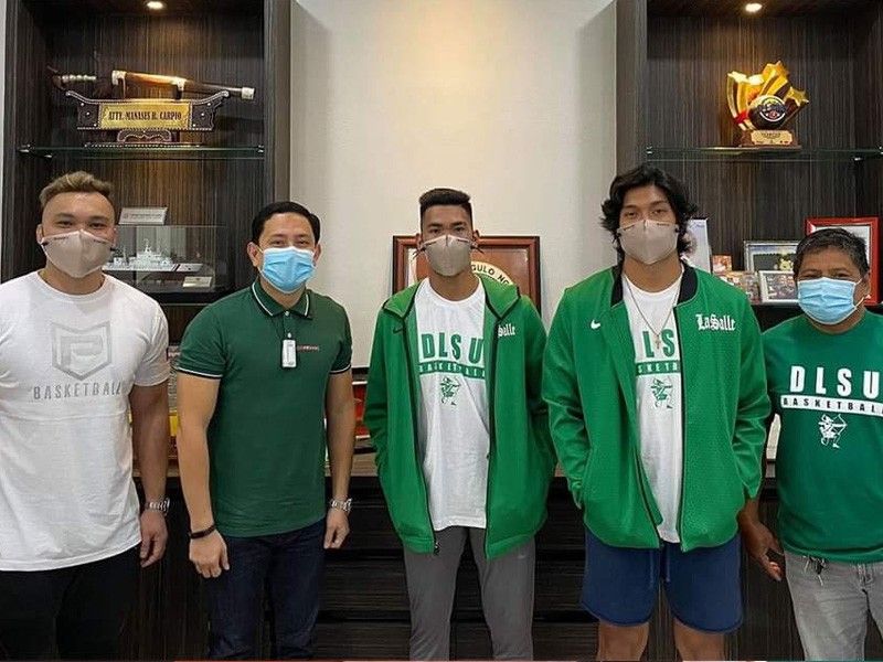 Ex-UST Tigers Nonoy, Cuajao formally welcomed by La Salle
