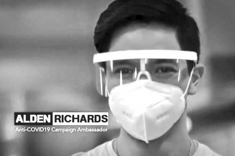 Alden, nasilip sa â��di pagsusuot ng face shield