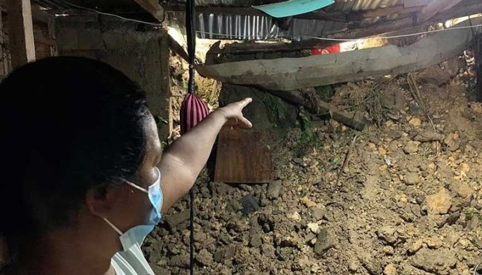 In Cebu City, 5 baragays affected: Landslides, flooding hit Metro Cebu