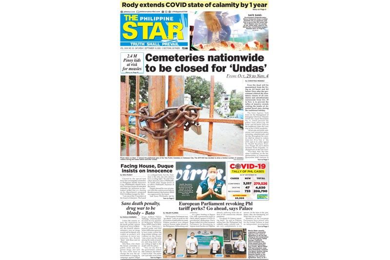 The STAR Cover for (September 19, 2020)