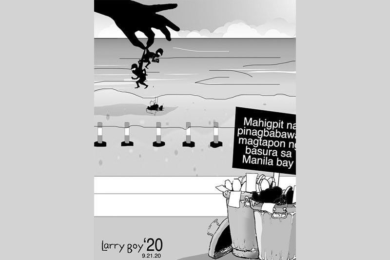EDITORYAL - Kamay na bakal sa magtatapon ng basura sa Manila Bay