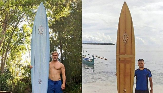 Surfboard drifts 8,000 kms from Hawaii to Sarangani