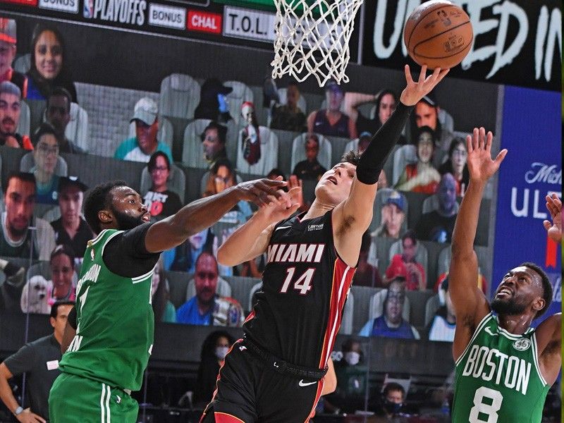 'Super' Herro erupts for 37 points as Heat thwart Celtics for 3-1 lead