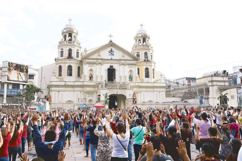 IATF asked to allow more devotees inside Quiapo Church