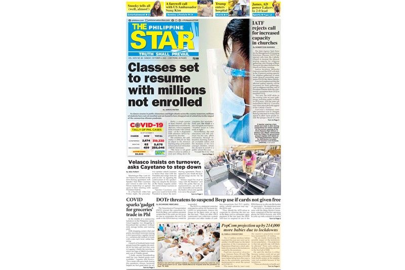 The STAR Cover (October 4, 2020)
