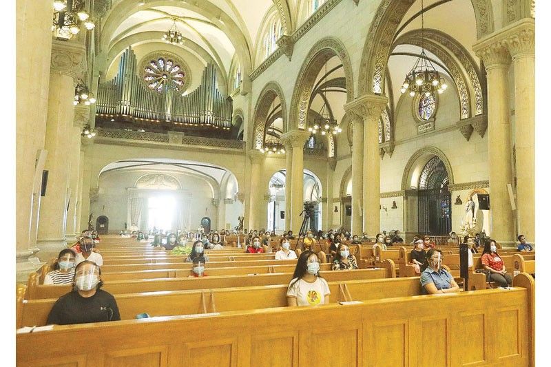 COVID-19 free Tagle returns to Cathedral