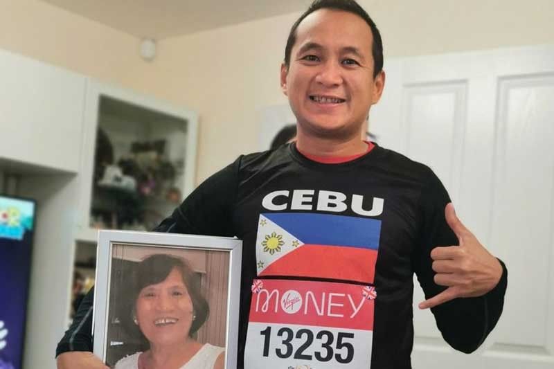 For Mama, Cebuâ��s Anwar Satina finishes virtual London Marathon with flying colors