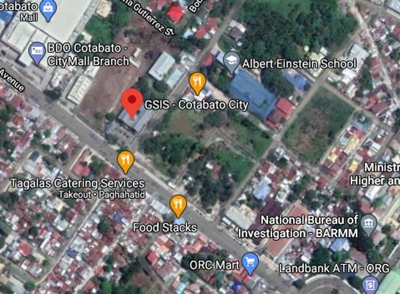 Map Of Cotabato City Gsis Building In Cotabato City Closed For Covid-19 Disinfection |  Philstar.com