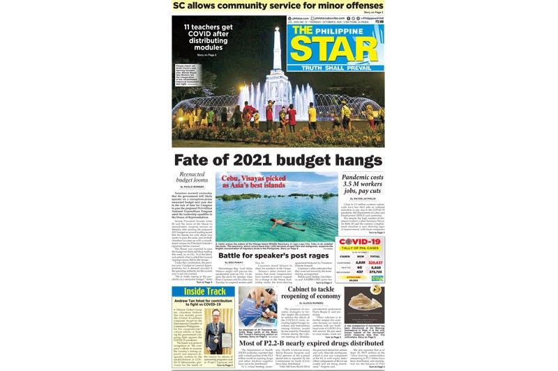 The STAR Cover for (October 8, 2020)