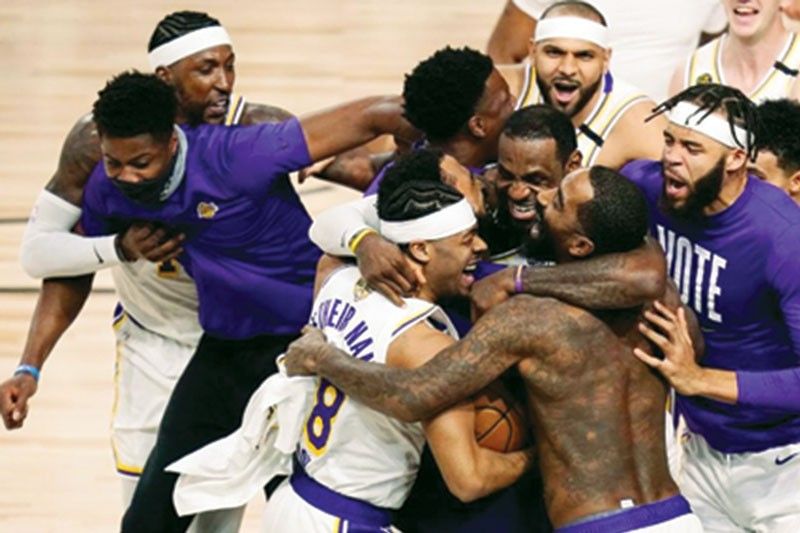 Tinapos ng Lakers para kay Bryant