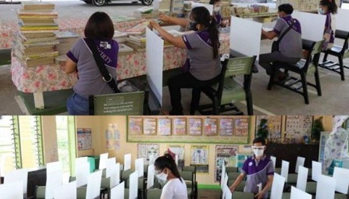 Millions of waste plastic turned into thousands of 'new normal' school chairs