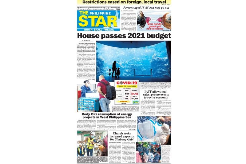 The STAR Cover (October 17, 2020)