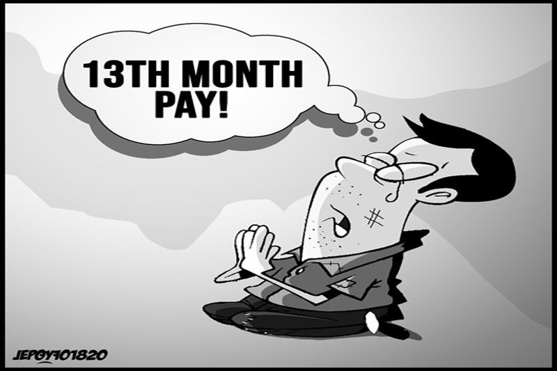 EDITORYAL - Ipagkaloob ang 13th month pay