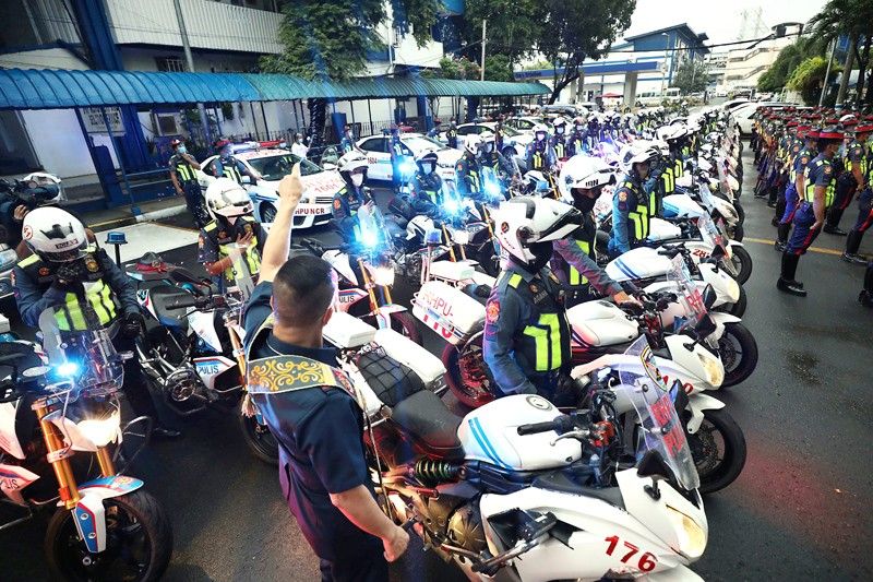 50 motorcycle-riding cops deployed along EDSA