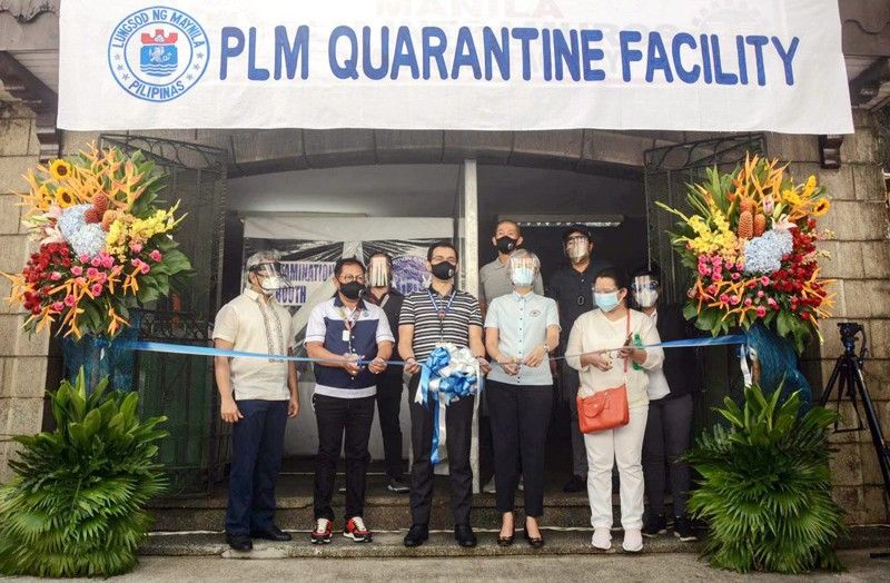 Manila opens quarantine facility at PLM