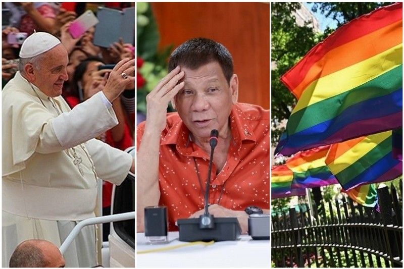 Duterte 'agree' kay Pope Francis, same-sex civil union suportado