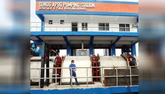 DPWH: Estero de Sunog Apog pumping station operational
