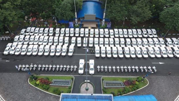 PNP gets P569 million in new vehicles, equipment