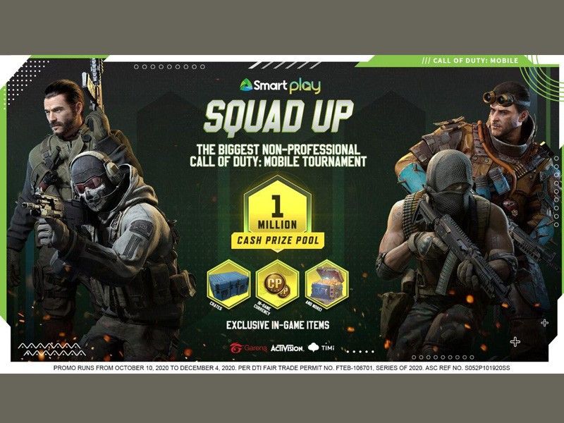 Smart launches Philippines' biggest Call of Duty: Mobile â�� Garena tournament with 'Smart Play: Squad Up'