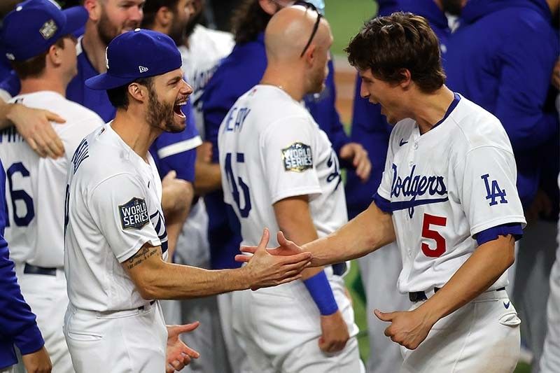 Dodgers beat Rays 3-1 to end 32-year World Series drought