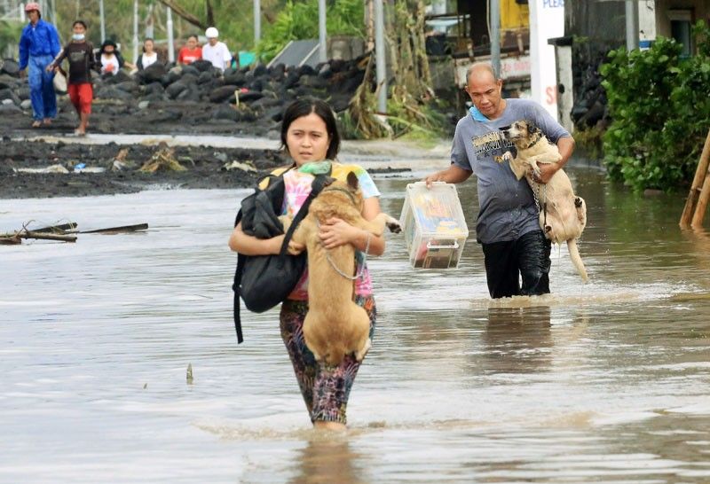 Luzon residents flee Rollyâ��s wrath