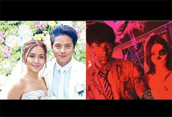 'Til death do us part: Daniel Padilla, Kathryn Bernardo channel married couple anew in Halloween costumes