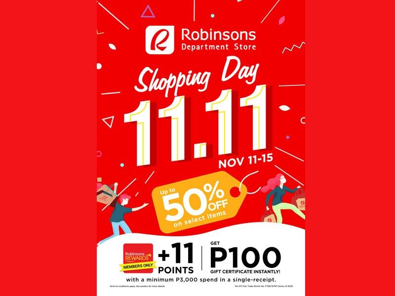 Robinsons Department Store is bringing the 11.11 experience offline!