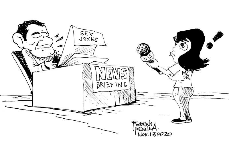 EDITORIAL - Inappropriate humor