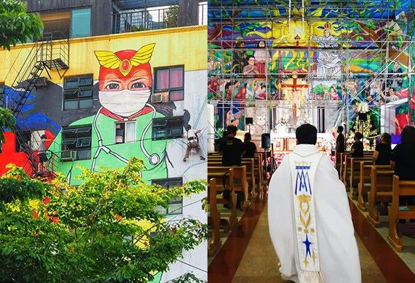 Artists behind Angel Locsin mural unveil Philippines' biggest altar mural