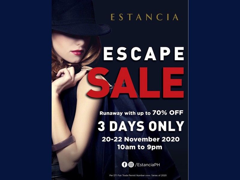 Donât miss Estanciaâs first 3-Day sale this November!