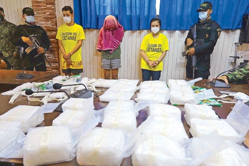 P174 million shabu seized from 3 siblings in Caloocan