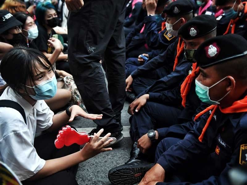 Tensions mount in Thai protests as Bangkok braces for major rally