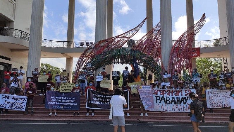 UP system magpapatupad ng 'no fail' policy sa gitna ng pandemya, mga bagyo
