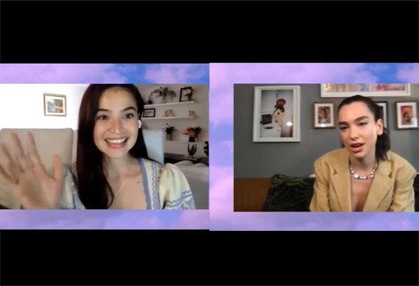 Anne Curtis stops self from singing in virtual meeting with Dua Lipa