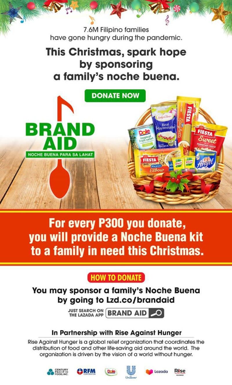 Top Filipino food companies unite for Brand Aid: Noche Buena Para sa Lahat
