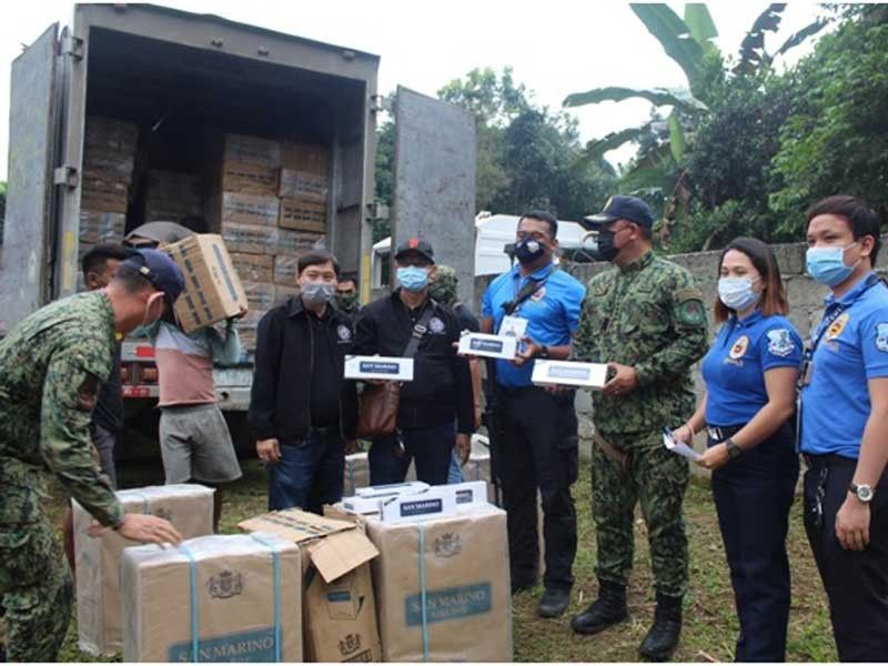 Lanao del Sur police intercept smuggled cigarettes