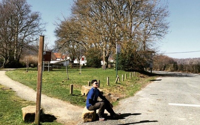 Alfred Vargas on his Camino de Santiago pilgrimage