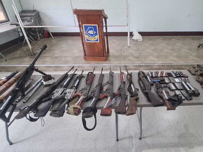 Troops recover guns, IED components in hunt for 2 bomb-makers