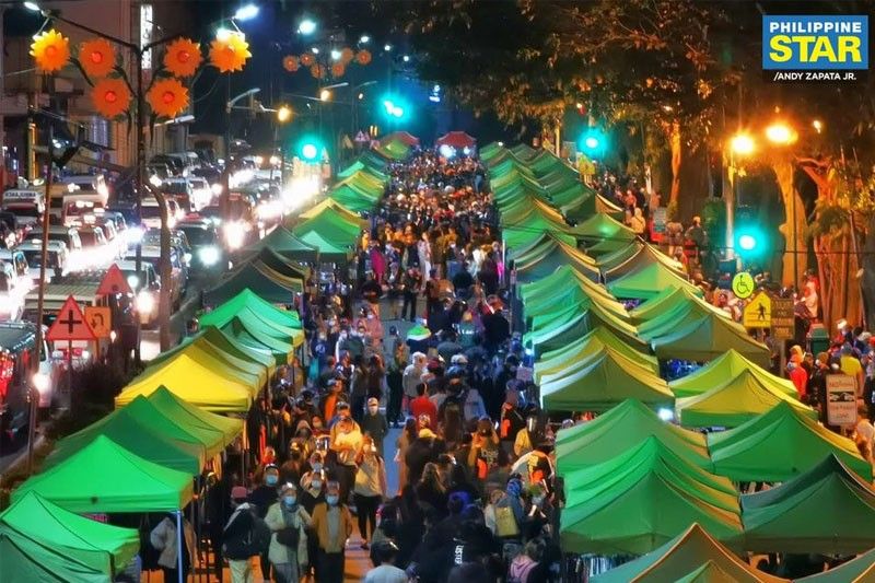 Night market sa Baguio City sinuspinde!