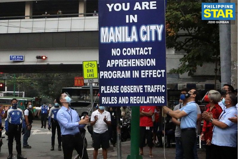 Manila launches no-contact traffic apprehension scheme