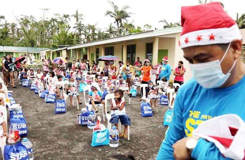 STARâ��s Damayan plays Santa to typhoon victims, kids in Bicol