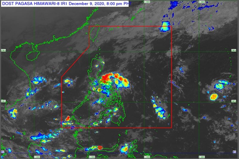 Rainy in Southern Luzon, Northern Samar due to LPA
