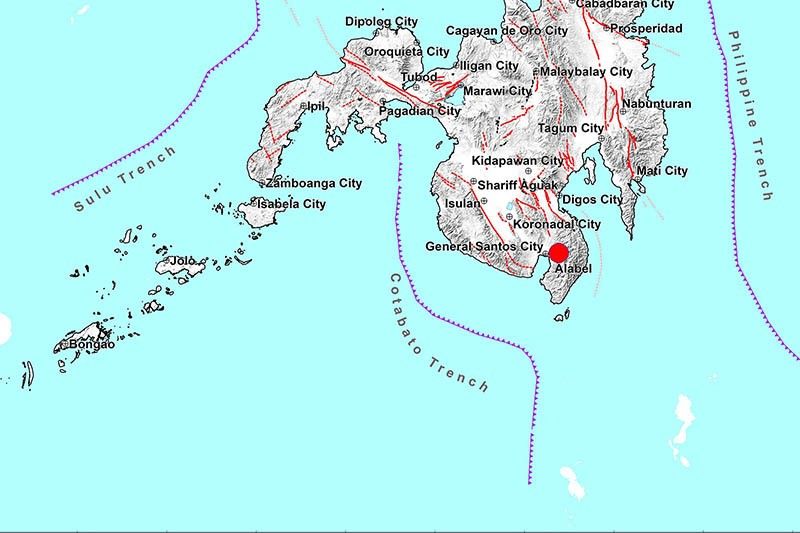 Magnitude 6.2 quake rocks Sarangani