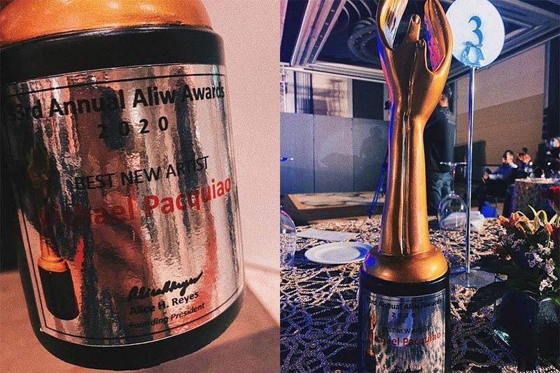 Michael Pacquiao scores Best New Artist award ahead of dad's birthday